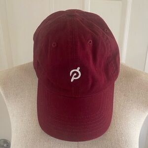 Peloton Logo Red Adjustable Hat